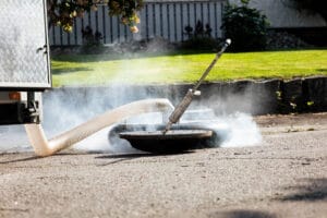 Lokalisering av felkopplingar med hjälp av rök