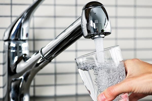 Rengöring av borrad brunn.